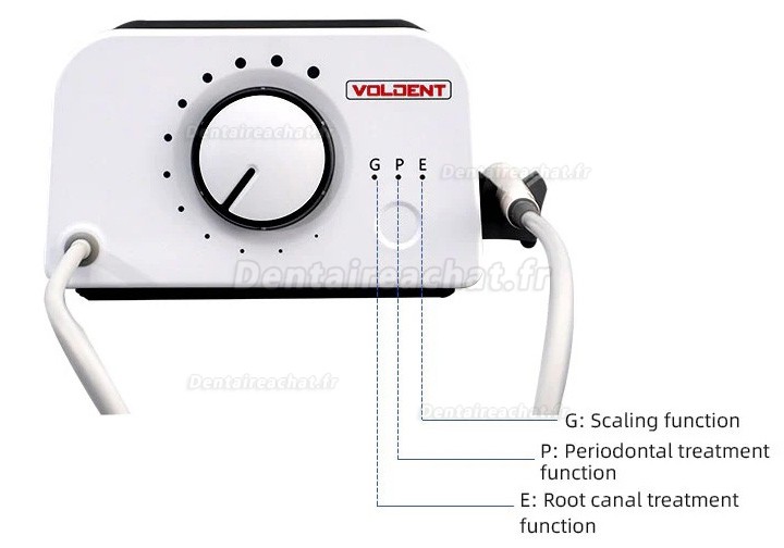 Détartreur ultrasonique dentaire VolDent Type 1 compatible avec EMS et Mectron